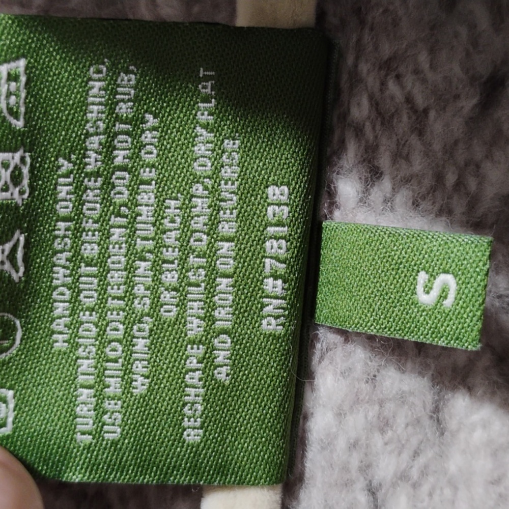 (D-4) Shannon Woolen Mills Super Soft Merino Ireland Full Zip Up Sweater Jacket - Picture 5 of 9